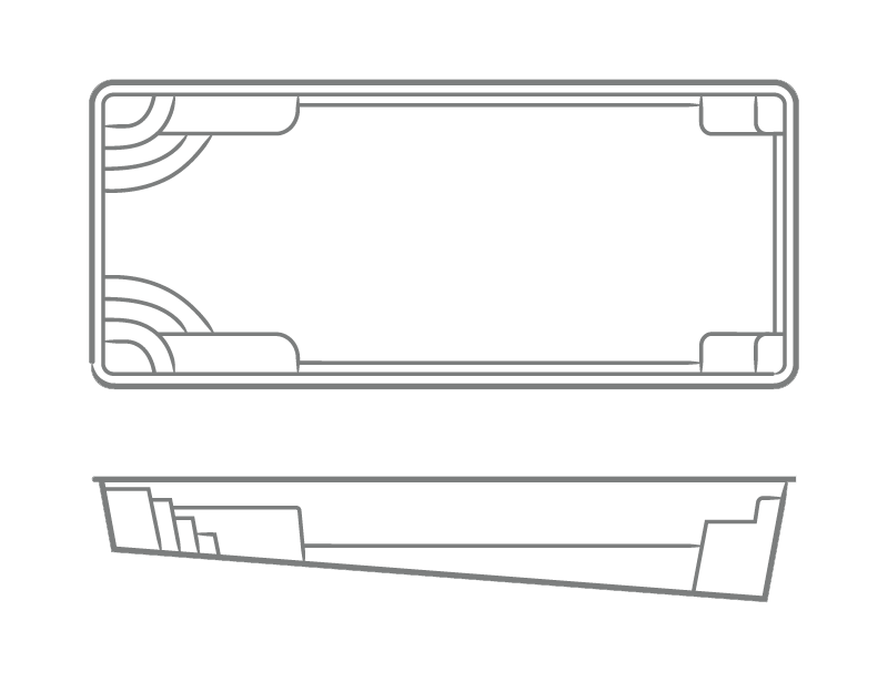 Goliath 16 x 37 Pool Layout