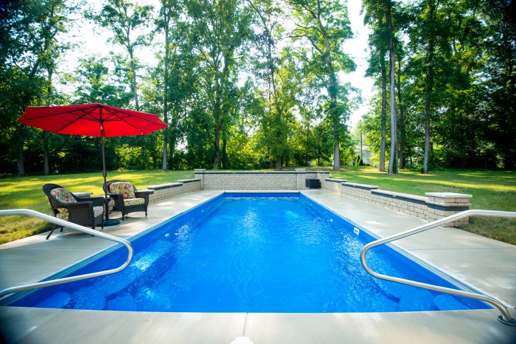 Goliath Fiberglass Pool by Thursday Pools.