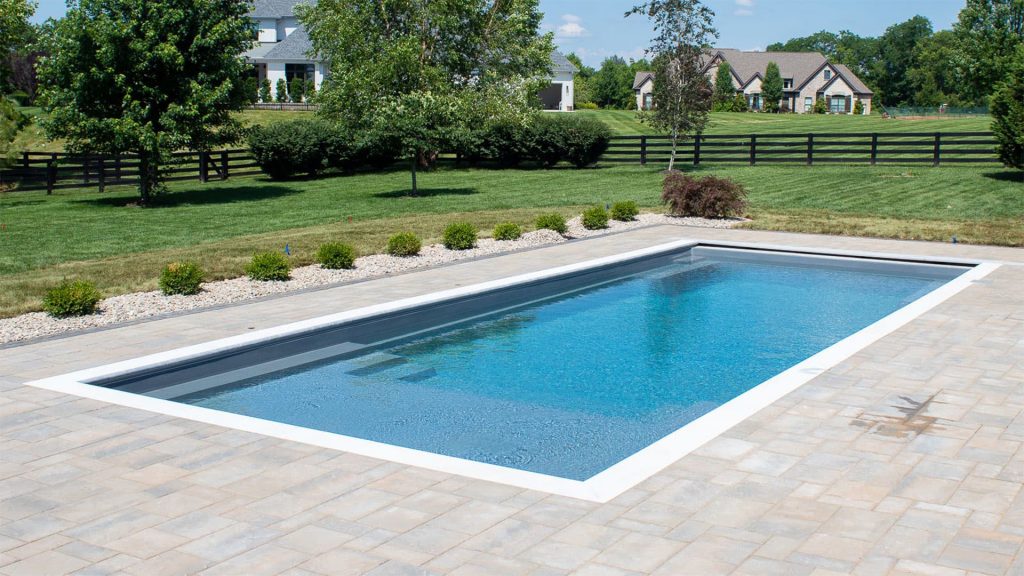 The Illusion fiberglass pool by Imagine Pools.