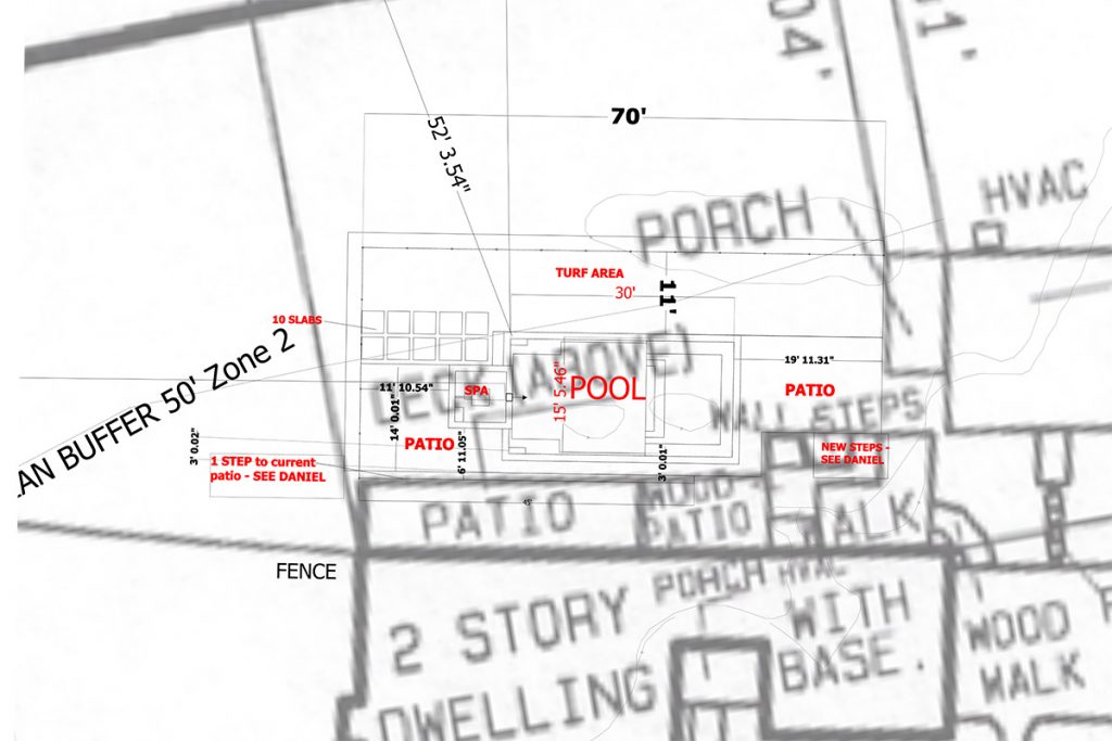 Luxe Lagoon Pool Project Blueprint