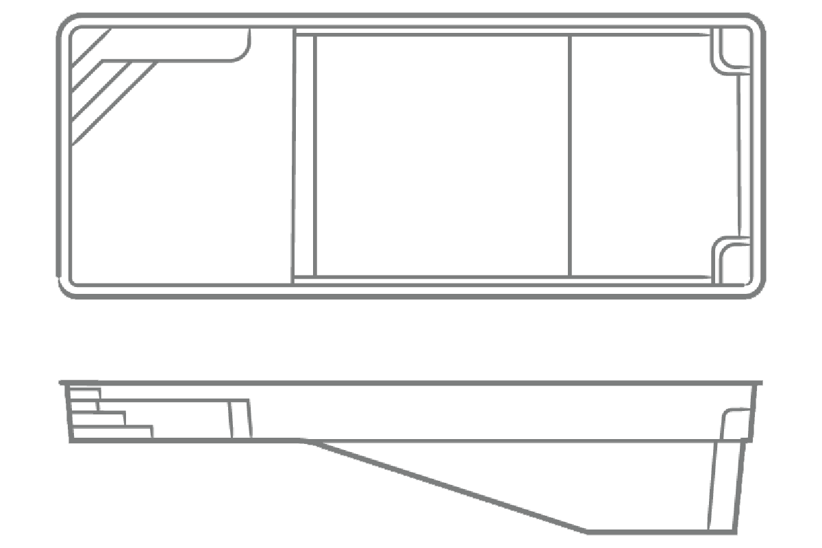 Monolith 16 x 40 Pool Layout