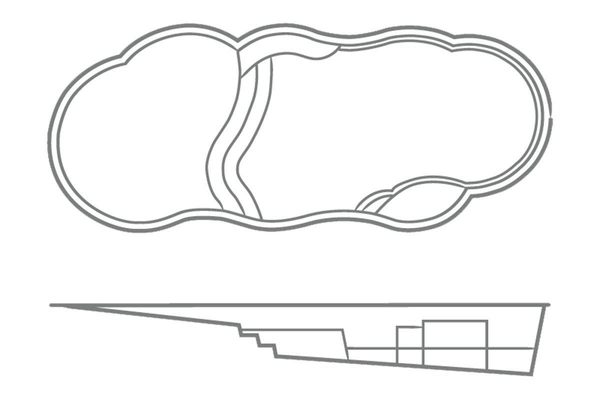 Sandal Beach Pool Layout