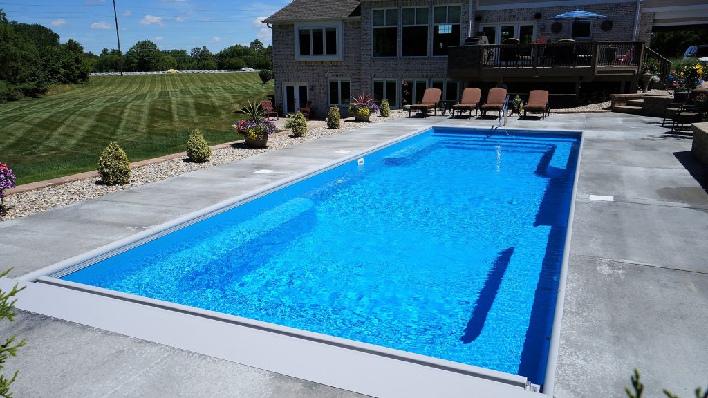 Spirit Fiberglass Pool by Thursday Pools.