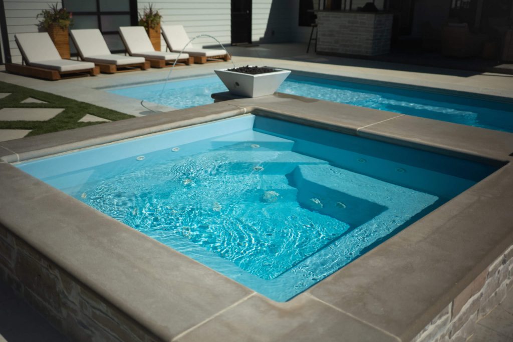 Square Spa by Thursday Pools.