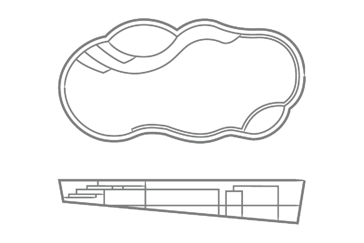 Sun Day 15 x 30 Pool Layout.