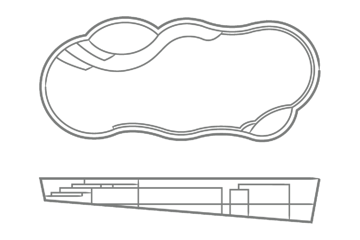 Sun Day 16 x 34.5 Pool Layout.