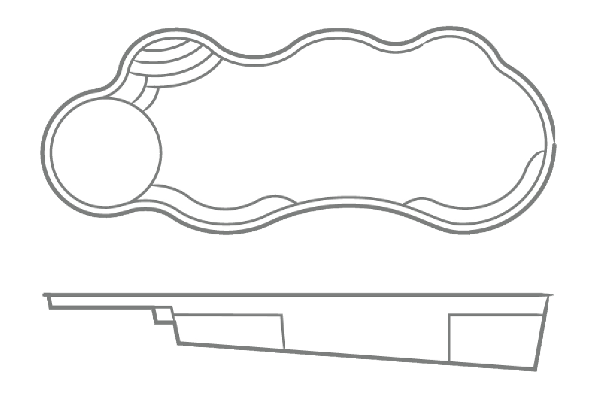 Wellspring 16x40 Pool Layout