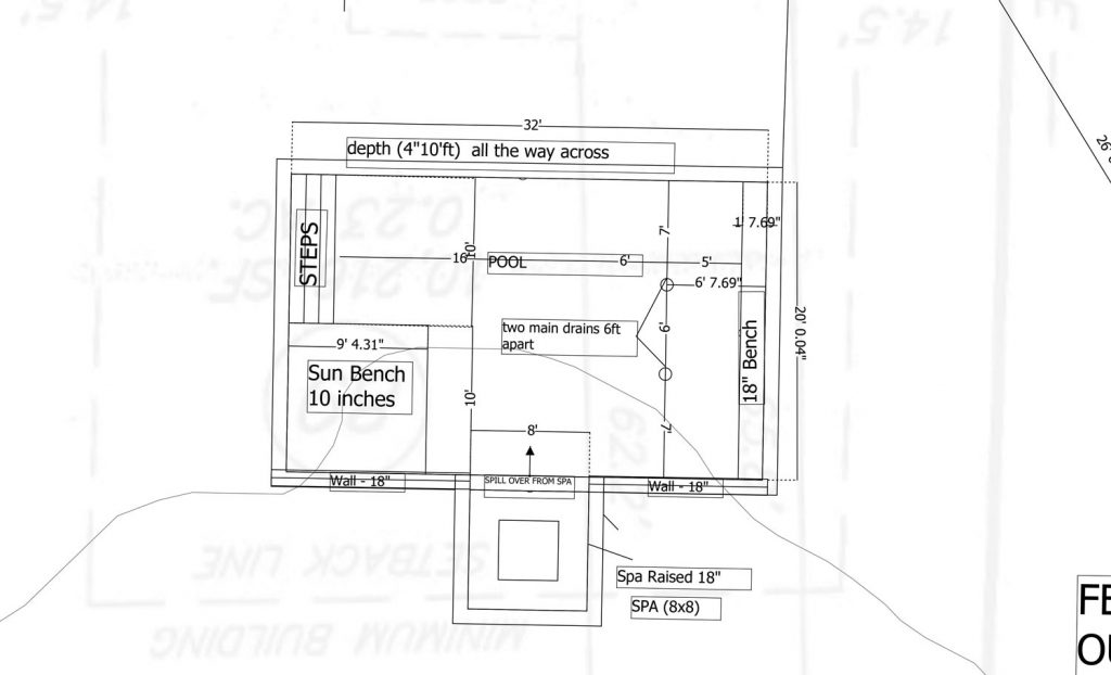 Masterpiece pool plan